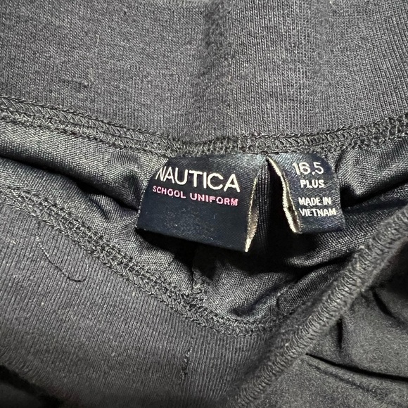 Nautica School Uniform Scooter Skirt Shorts Navy Pockets Plus Girls Size 16.5 - Picture 6 of 16